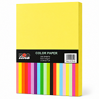 Hartie Colorata A4 Galben Lamaie NEO-Line, 100 Foi, 80 g/mp, pentru Imprimanta, Copiator, Craft si Proiecte Creative