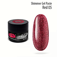 05/Shimmer Gel Paste 05, Red PNB, 5ml