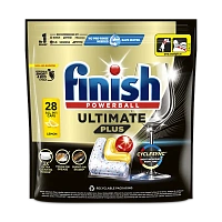Tablete Finish Ultimate Plus Lemon 28 buc