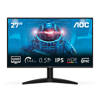 27" AOC Q27B36X, Black, IPS, 2560x1440, 144Hz, AdaptiveSync, 0.5msMPRT, 300cd, HDR10 ,HDMI+DP