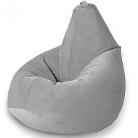 Fotoliu para din velur marimea XXL, culoarea sura