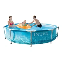 Piscină de plajă, 305 x 76 cm, 4485 litri, cadru metalic / 1 28206