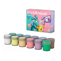 Set de vopsea de guase ErichKrause Jolly Friends Pastel 12 culori, 20 ml