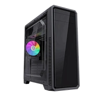 Carcasă PC Gamemax G561E-BK, Midi-Tower, Fără PSU, Negru