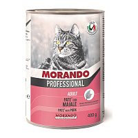MORANDO conserve de pate pentru pisici Professional Gatto  PATE Pork  400g