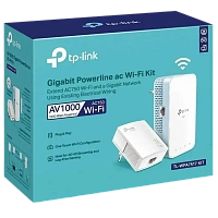 Powerline Adapter  TP-LINK TL-WPA7517 KIT, AV1000, 1000 Mbps, Alb