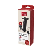 Vacu Vin Wine Saver Original Set Black