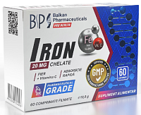Iron Chelate-BP 20 mg 60 comprimate | Balkan Pharmaceuticals