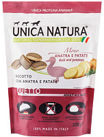 GHEDA Snack-uri pentru caini de talie medie, mare și foarte mare Unica Natura Mono Duetto cu rață și cartof  300 g