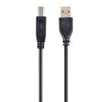 Cablu de date pentru periferice Gembird CCP-USB2-AMBM-15, USB Type-A/USB Type-B, 5m, Negru