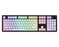 Tastatură HATOR Skyfall 100, Cu fir / Fără fir, Negru | Alb