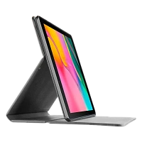 Husă pentru tabletă Cellularline Folio - Galaxy Tab A 8.0 (2019), Piele artificială, Negru