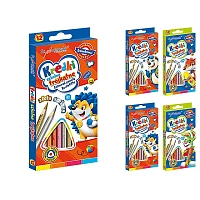 Set creioane colorate 12 buc triunghiulare Bambino