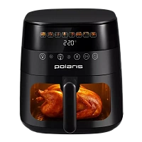 Friteuză cu aer cald Polaris PAF 6003W, Negru