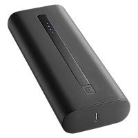 Acumulator extern Cellularline Thunder 20000, 20000mAh, Negru