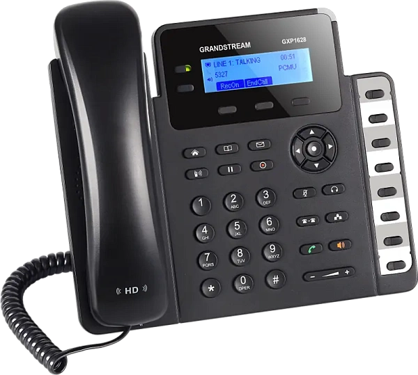 Telefon IP Grandstream GXP1628, Negru