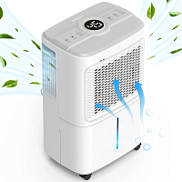 Dezumidificatorul Evoair Dryora 12 are o capacitate de dezumidificare de 12L/24h și funcționează în 3 moduri: dezumidificare clasică, continuă și uscare rufe. Are senzor de umiditate, rezervor de 1.6L și funcții smart pentru siguranță și confort.