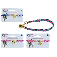 Zgarda pentru pisici Cats cu clopotel 3culori