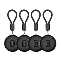 Tracker inteligent Cellularline Tracy Tag Dual MultiPack, Negru