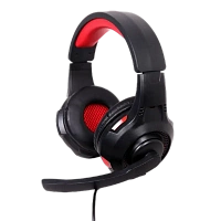 Căști gaming Gembird GHS-U-5.1-01, USB, Negru/Roșu