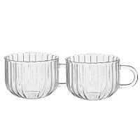 Set cupe Ardesto Iceberg AR2640GG, 400 ml, 2 bucs, Transparent