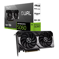 VGA ASUS RTX5060 8GB GDDR7 Dual Advanced OC (DUAL-RTX5060-O8G-A)