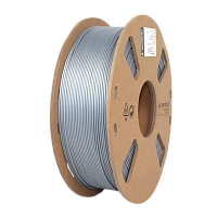 Filament pentru imprimantă 3D Gembird 3DP-PLA+1.75-02-S, PLA+, Argint, 1.75 mm, 1kg