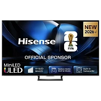 85" MiniLED SMART TV Hisense 85U7SE, 3840x2160 4K UHD, VIDAA U OS, Negru