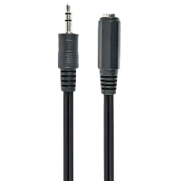 Cablu audio Cablexpert CCA-423, 3.5mm 3-pin (F) - 3.5mm 3-pin (M), 1,5m, Negru