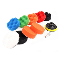 02647 Set de lustruit auto 11 buc 80 mm M14