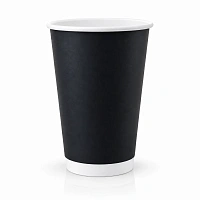 Pahar din hirtie DW 500ml NEGRU d90 (25 buc)