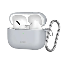 Husă pentru Airpods Tech Protect Hook Apple Airpods Pro 3, Crayon Grey