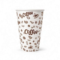 Pahar din hirtie 330ml COFFEE eco d80 (50 buc)