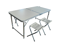 Masa pliabila pentru picnic, terasa + 4 scaune