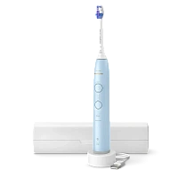 Periuța de dinți electrică sonică Philips HX7406/02, Albastru deschis