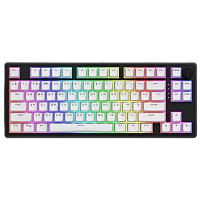 Tastatură HATOR Skyfall 80, Cu fir / Fără fir, Negru | Alb