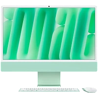 Computer All-in-One Apple iMac A3137, 24", M4 with 10-core CPU and 10-core GPU, 24GB/512GB, macOS Sequoia, Verde