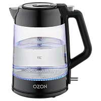 Fierbător electric OZON EKC-1705A-GS, Negru