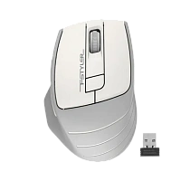 Mouse Wireless A4Tech FG30S, Alb/Gri