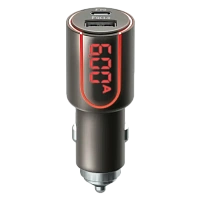 Incărcător auto Forever 2x Type-C QC3.0+PD (30W), 30W, Gri