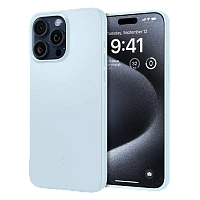 Husă Spigen iPhone 15 Pro Thin Fit, Albastru stins