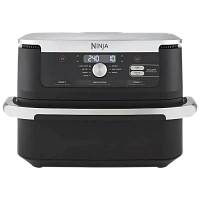 Friteuză cu aer cald Ninja AF500EU, Negru | Argintiu