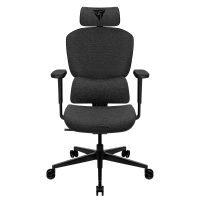 Scaun de birou ThunderX3 YTC Loft, Textil, Gri inchis