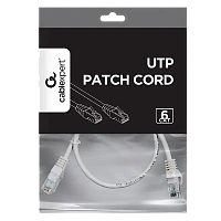 Patch cord Cablexpert PP6U-0.5M, Cat6 UTP, 0,5m, Gri