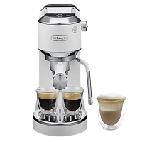 Cafetiera manuala DeLonghi EC890WI, 1450W, Alb