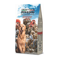 GHEDA hrana pentru caini Dog&Dog Traditional Attivo Manzo 10kg