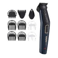 Trimmer pentru bărbați BaByliss 8-in-1 Carbon Steel Multi Trimmer MT728E, Negru