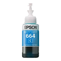 Recipient de cerneală Epson T664, 70ml, Cyan