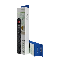 Prelungitor electric Gembird SPG5-C-5, 5 Prize, 1.5m, Negru