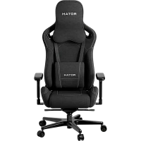 HATOR Arc Fabric  Gaming Chair, Jet Black